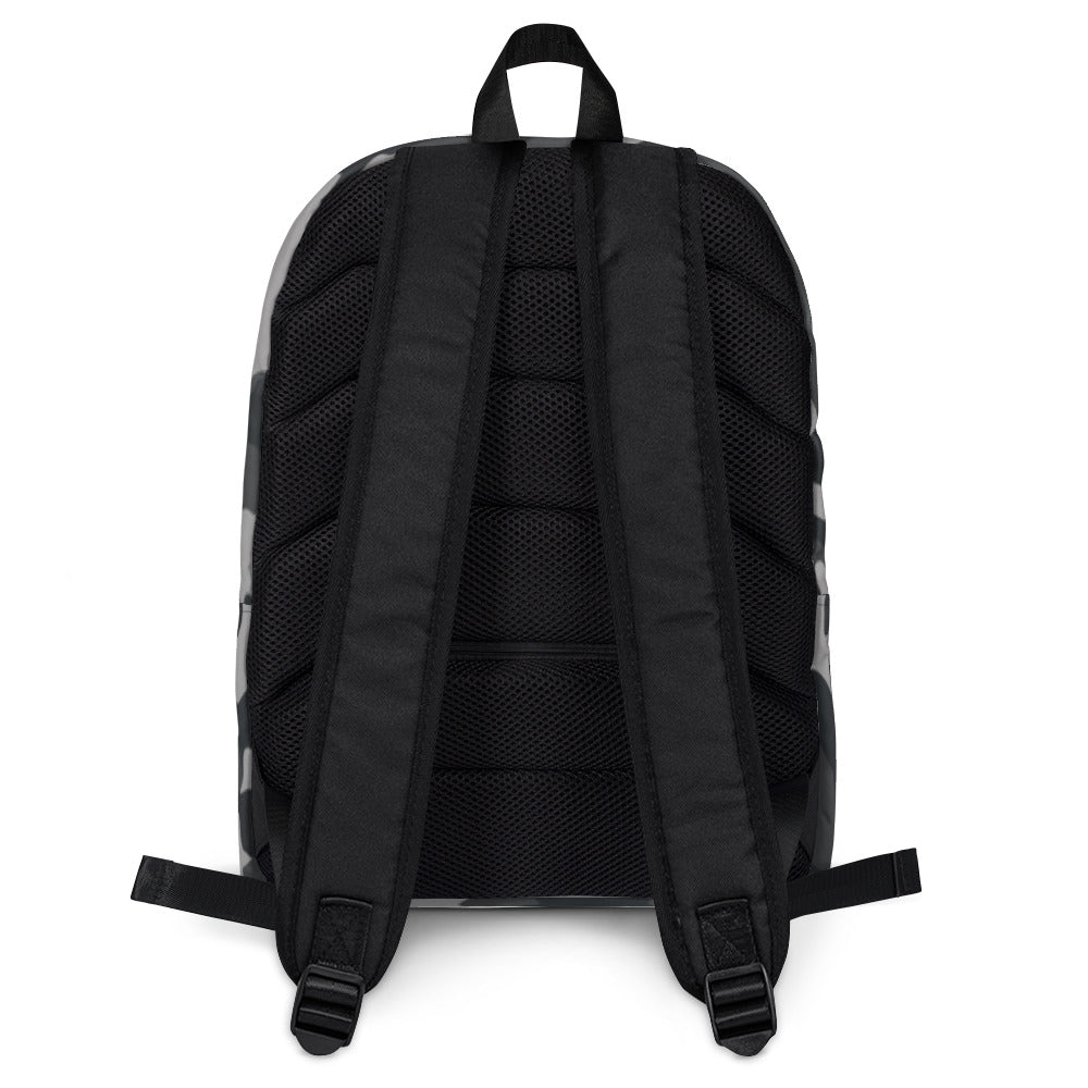 I AM WELL Backpack - Black and Grey Multi-Cam w/ Grey and Black Logos - Young Man