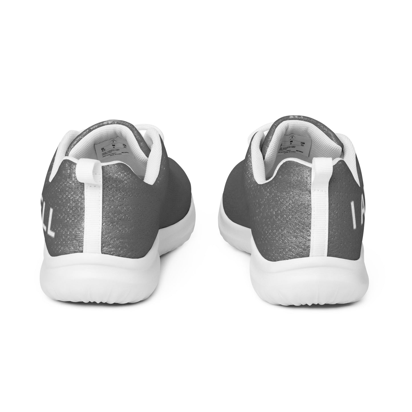 I AM WELL Men’s Athletic Shoes - Dark Grey w/ White Logo