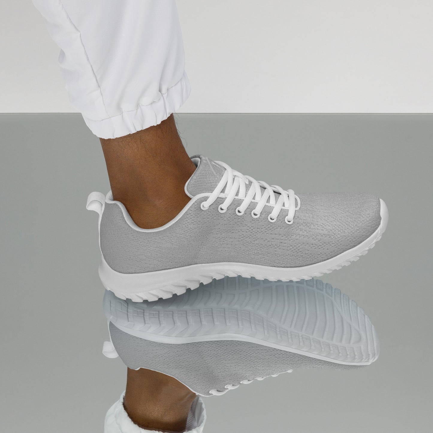 I AM WELL Men’s Athletic Shoes - Light Grey w/ White Logo