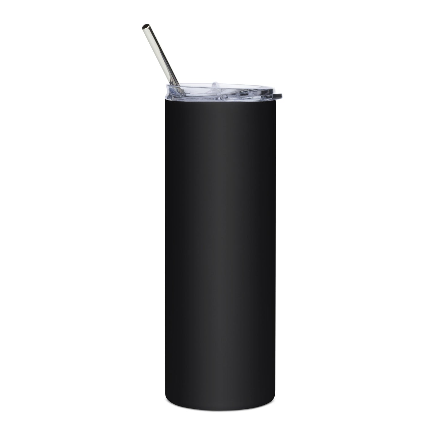 I AM WELL Stainless Steel Tumbler - Black w/ White "I AM WELL" Letters