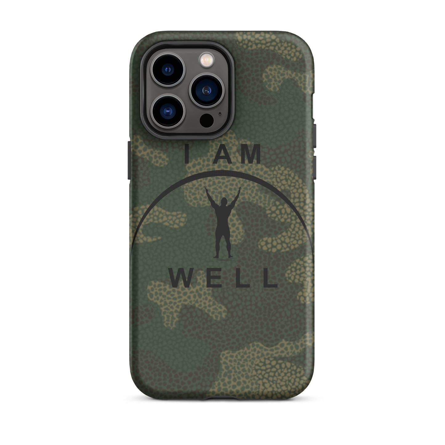 I AM WELL Tough Case for iPhone® Men's Camo w/ Black Logo