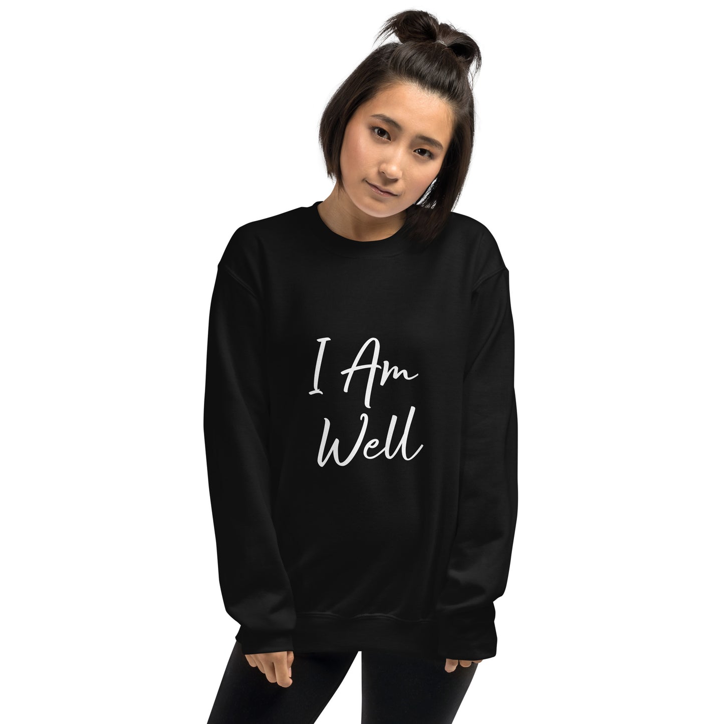 I AM WELL Women's Sweatshirt w/ White Logo (multiple color options)