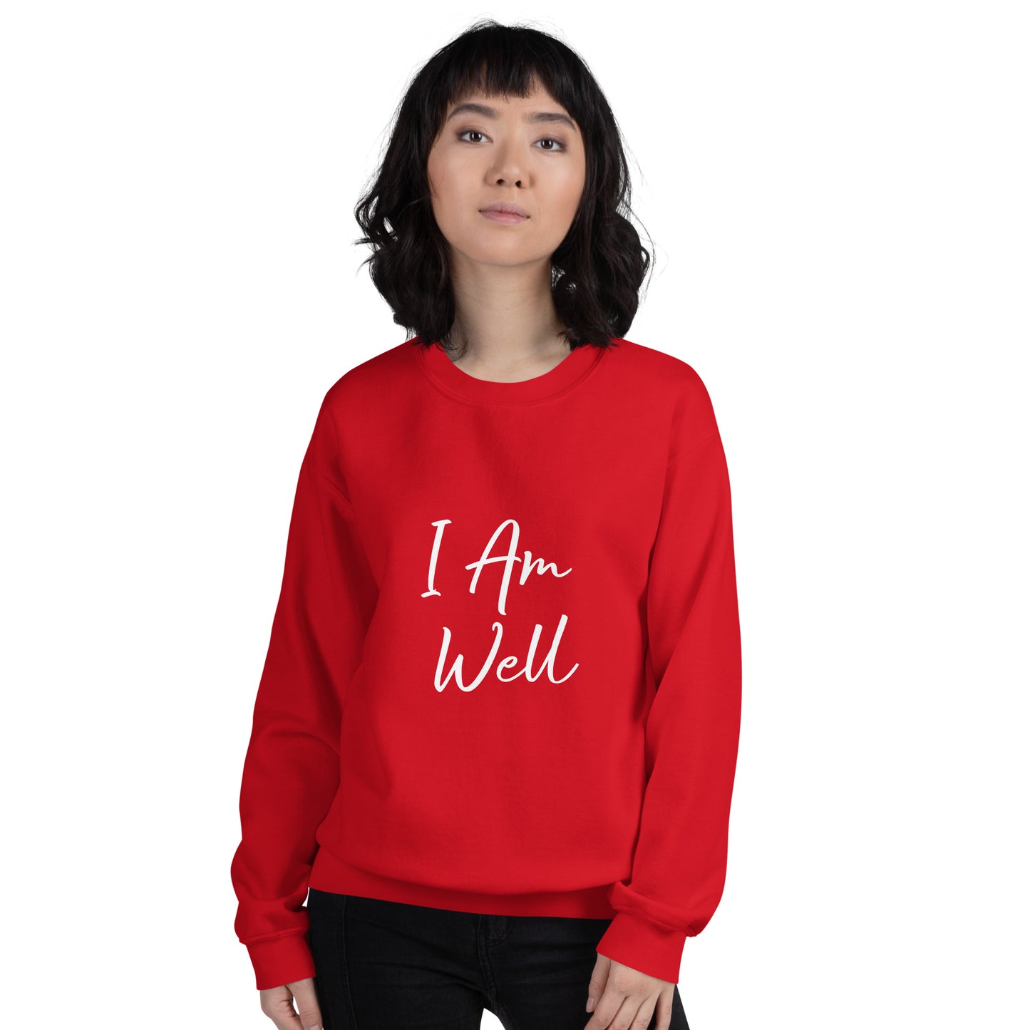 I AM WELL Women's Sweatshirt w/ White Logo (multiple color options)