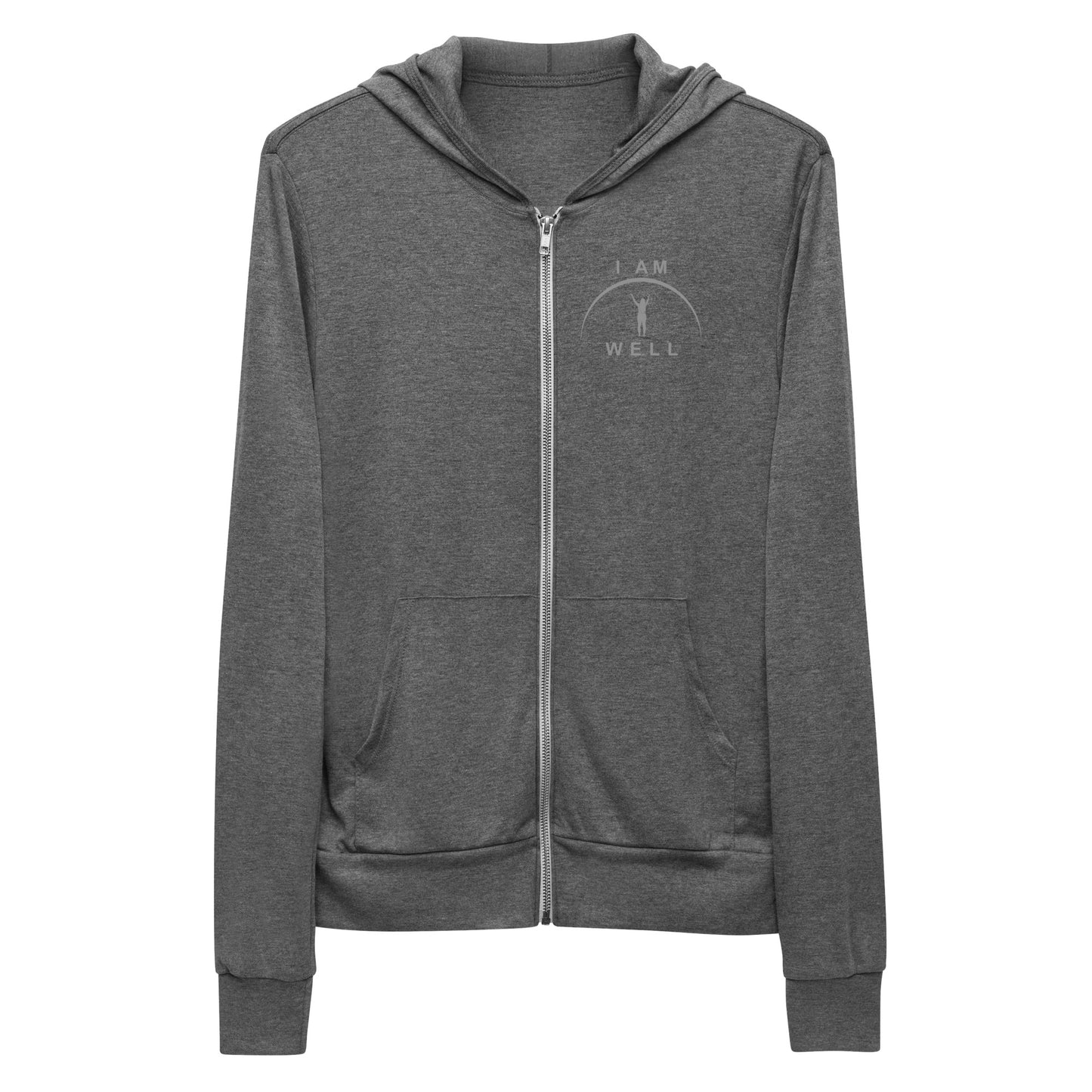 I AM WELL Women's Zip Hoodie w/ White Logo (multiple color options)