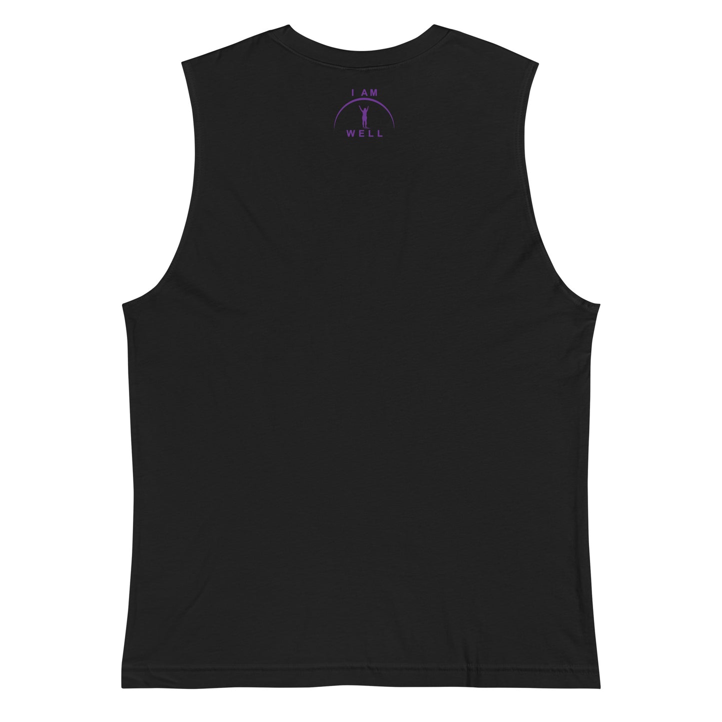 I AM WELL Women's Muscle Tank w/ Purple Logo (multiple color options)