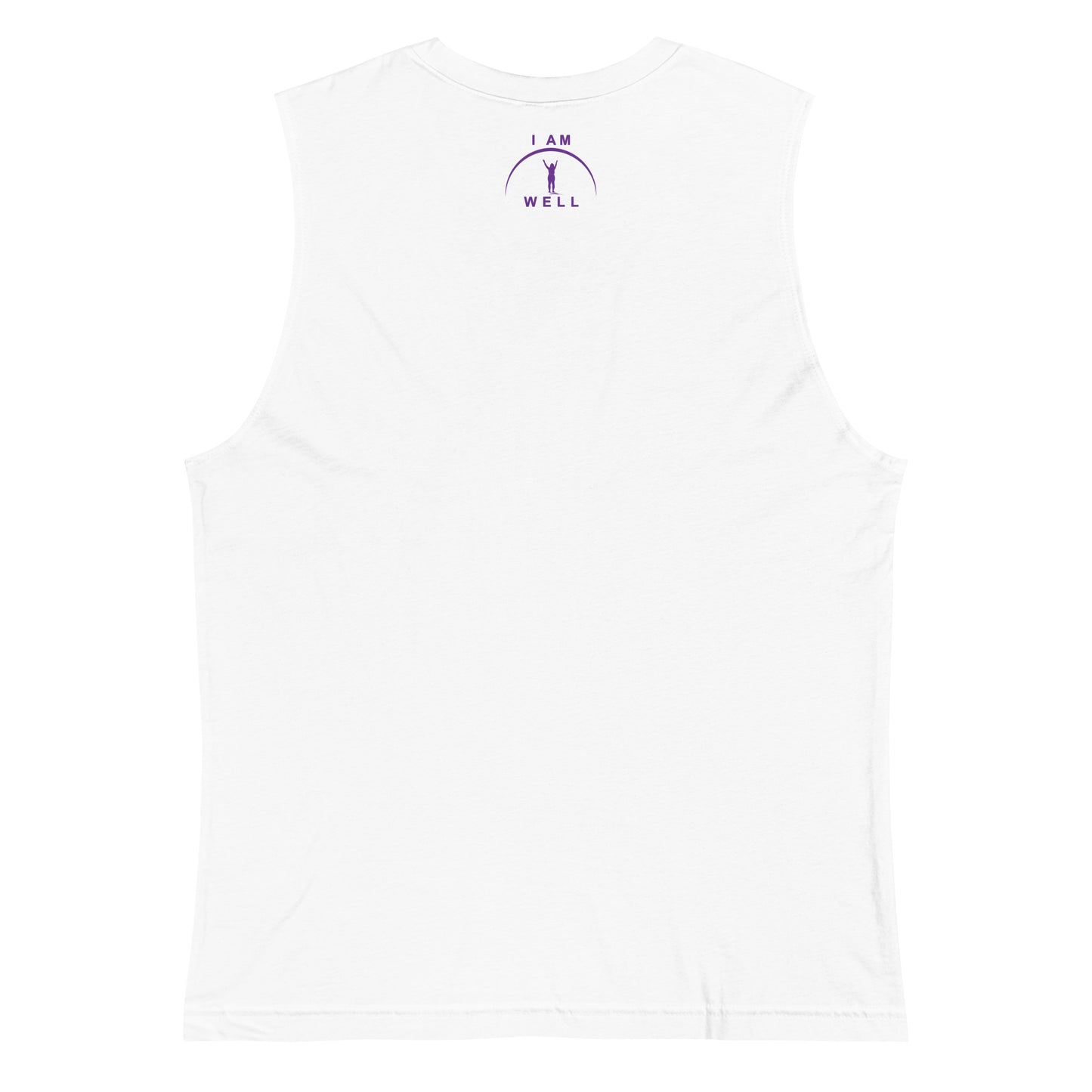 I AM WELL Women's Muscle Tank w/ Purple Logo (multiple color options)