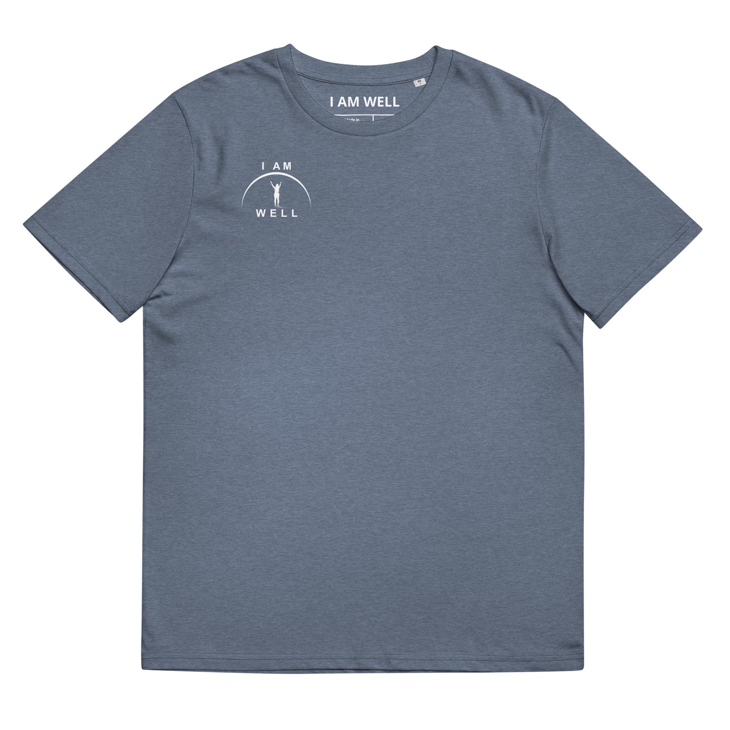 I AM WELL Women's Organic Cotton T-Shirt w/ White Logo (multiple color options)