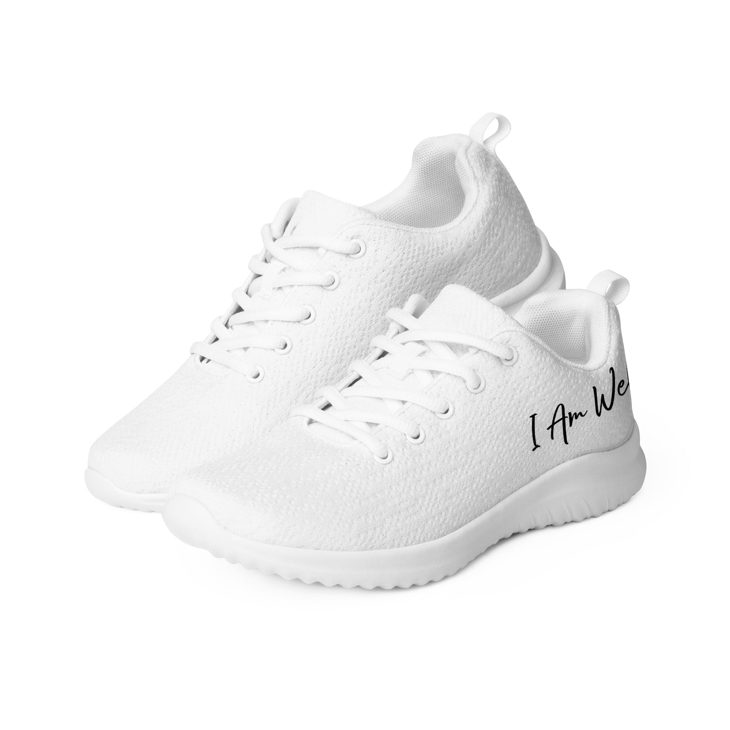 I AM WELL Women’s Athletic Shoes White and Black