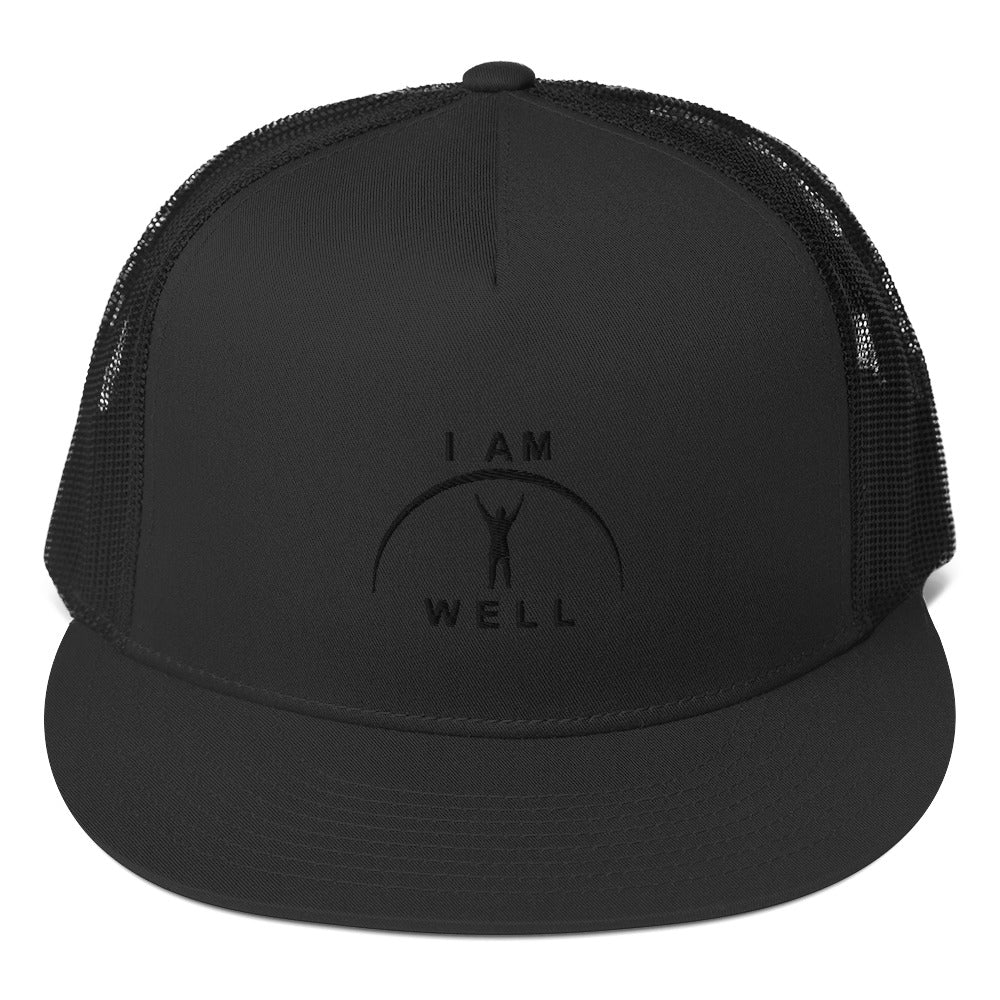 I AM WELL Trucker Caps - Black Logo - Male (multiple color options)