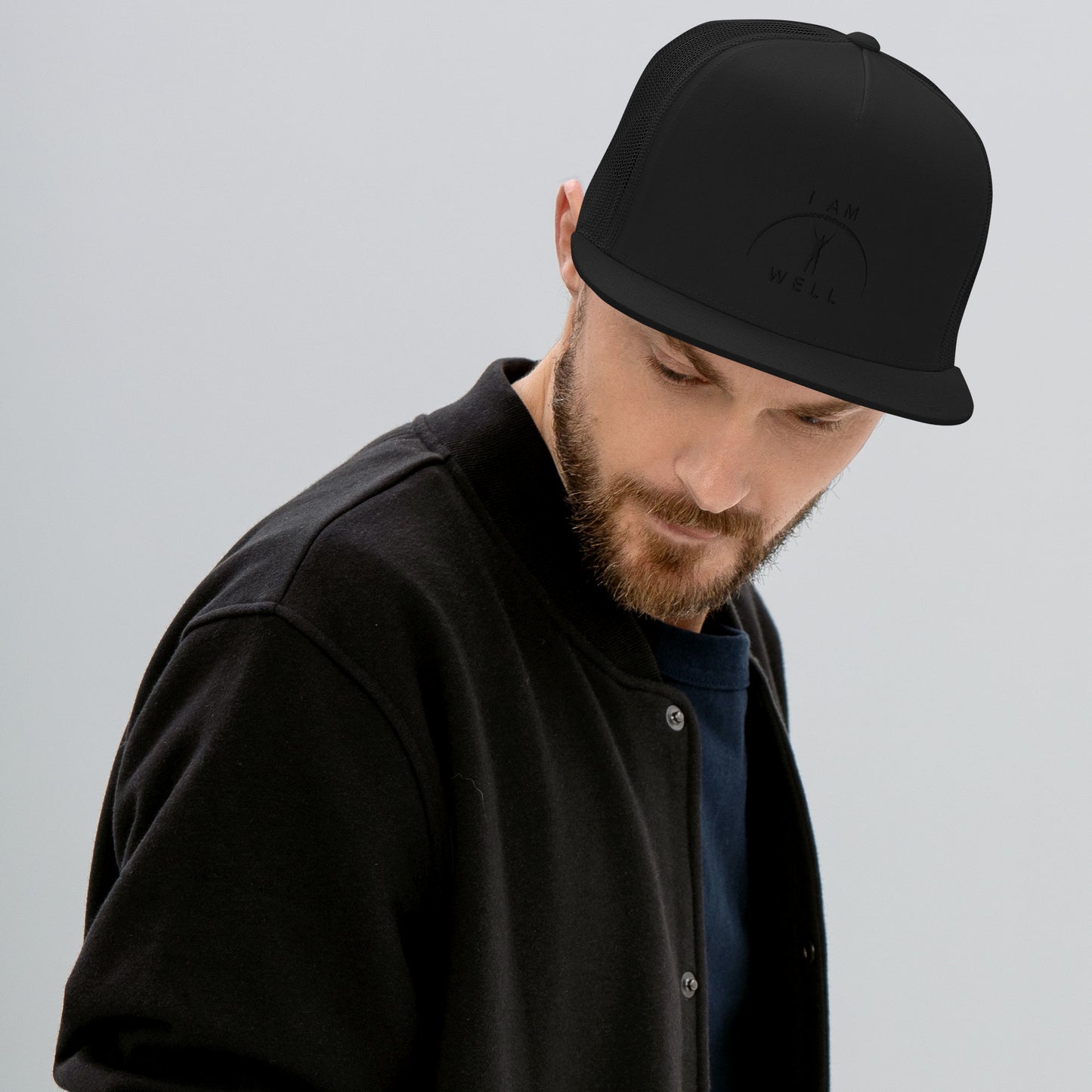 I AM WELL Trucker Caps - Black Logo - Male (multiple color options)