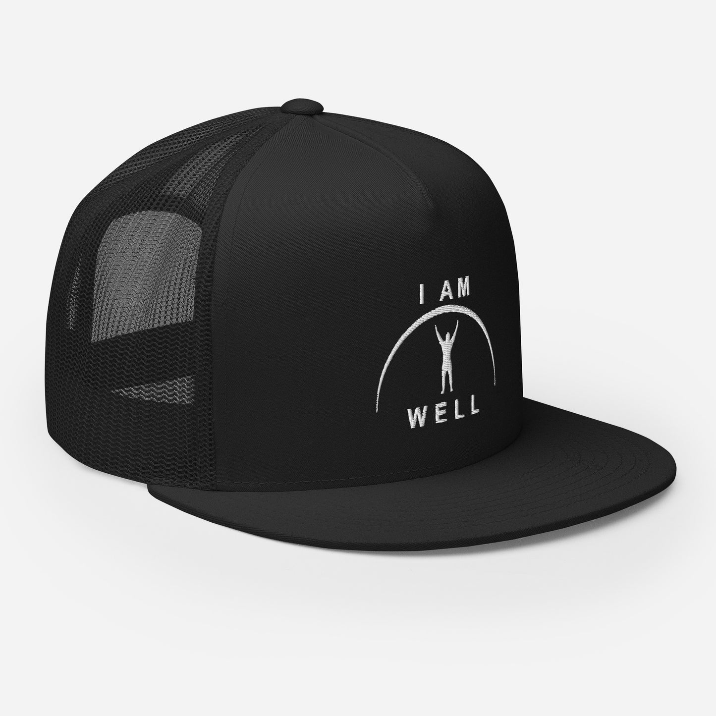 I AM WELL Trucker Caps - White Logo - Male (multiple color options)