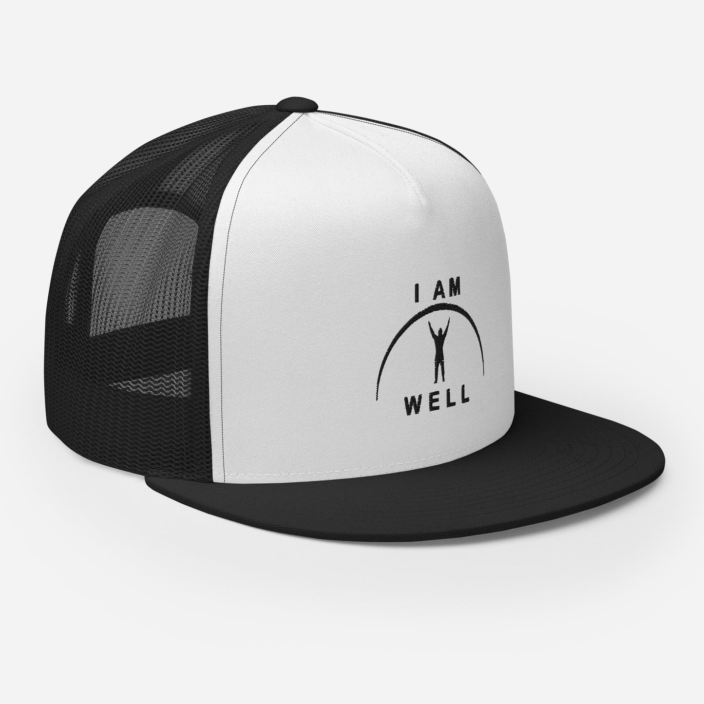 I AM WELL Trucker Caps - Black Logo - Male (multiple color options)