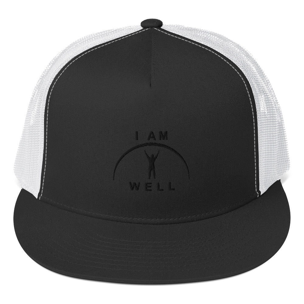 I AM WELL Trucker Caps - Black Logo - Male (multiple color options)