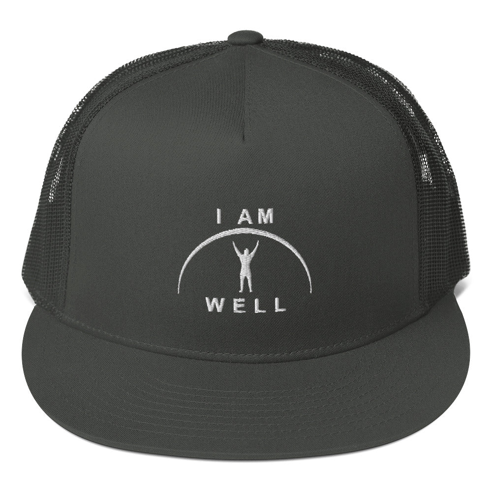 I AM WELL Trucker Caps - White Logo - Male (multiple color options)