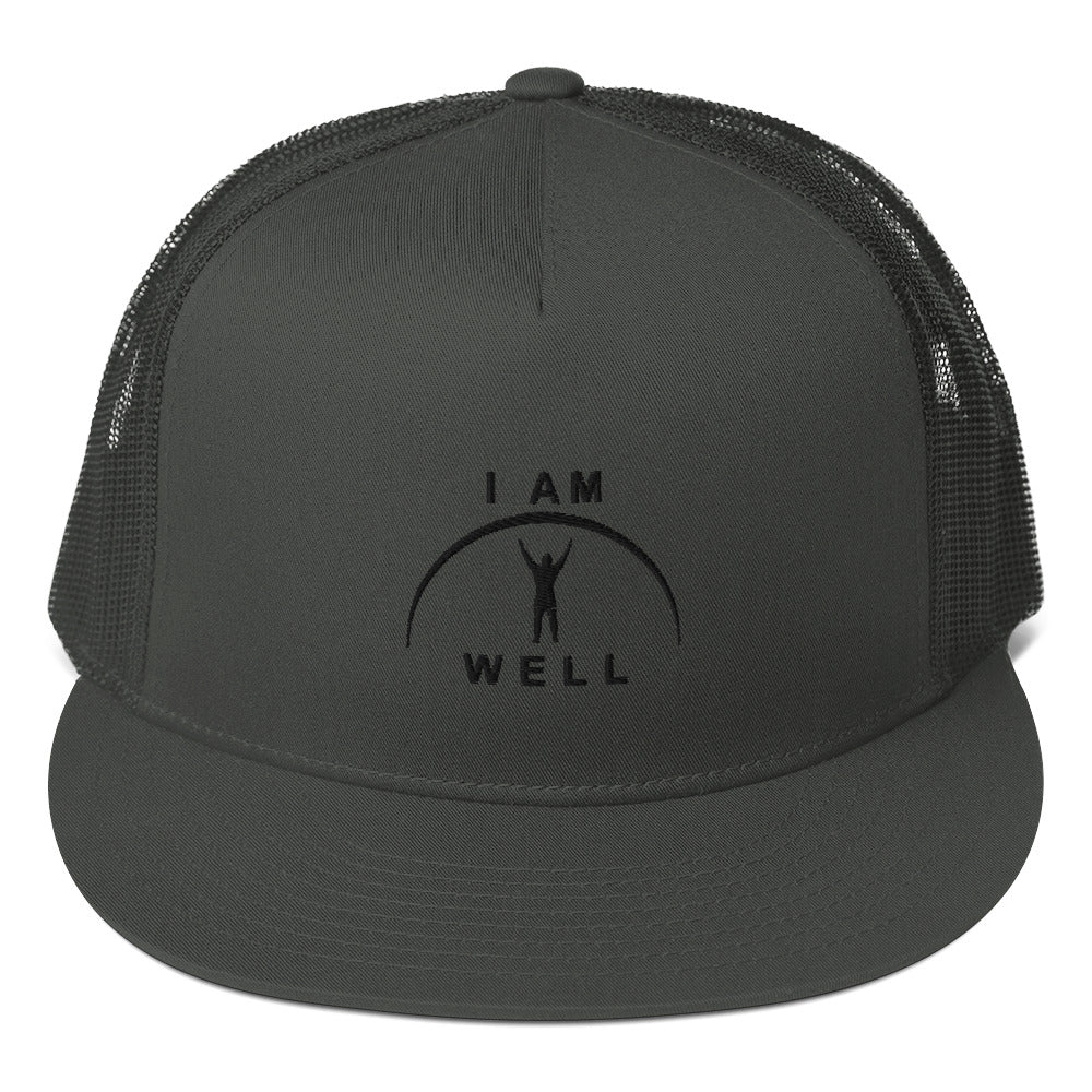 I AM WELL Trucker Caps - Black Logo - Male (multiple color options)