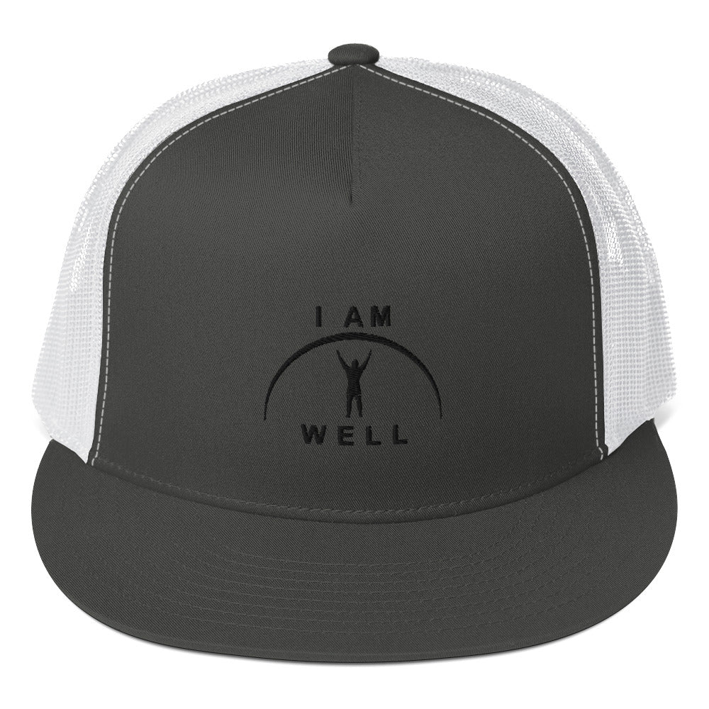 I AM WELL Trucker Caps - Black Logo - Male (multiple color options)