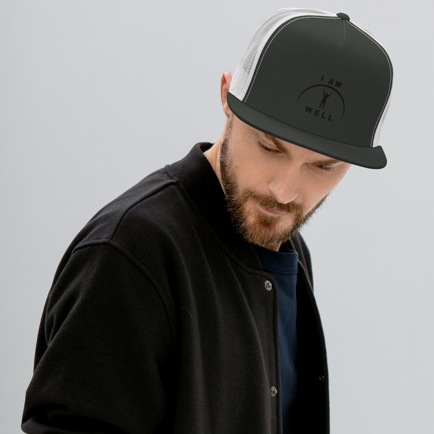 I AM WELL Trucker Caps - Black Logo - Male (multiple color options)