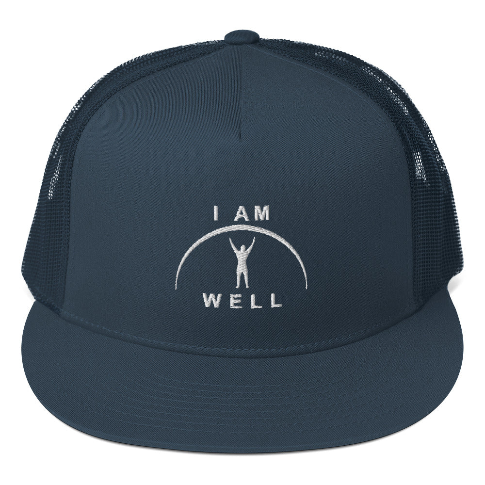 I AM WELL Trucker Caps - White Logo - Male (multiple color options)