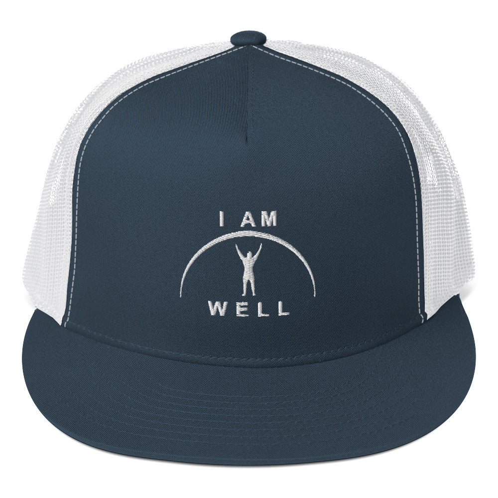 I AM WELL Trucker Caps - White Logo - Male (multiple color options)