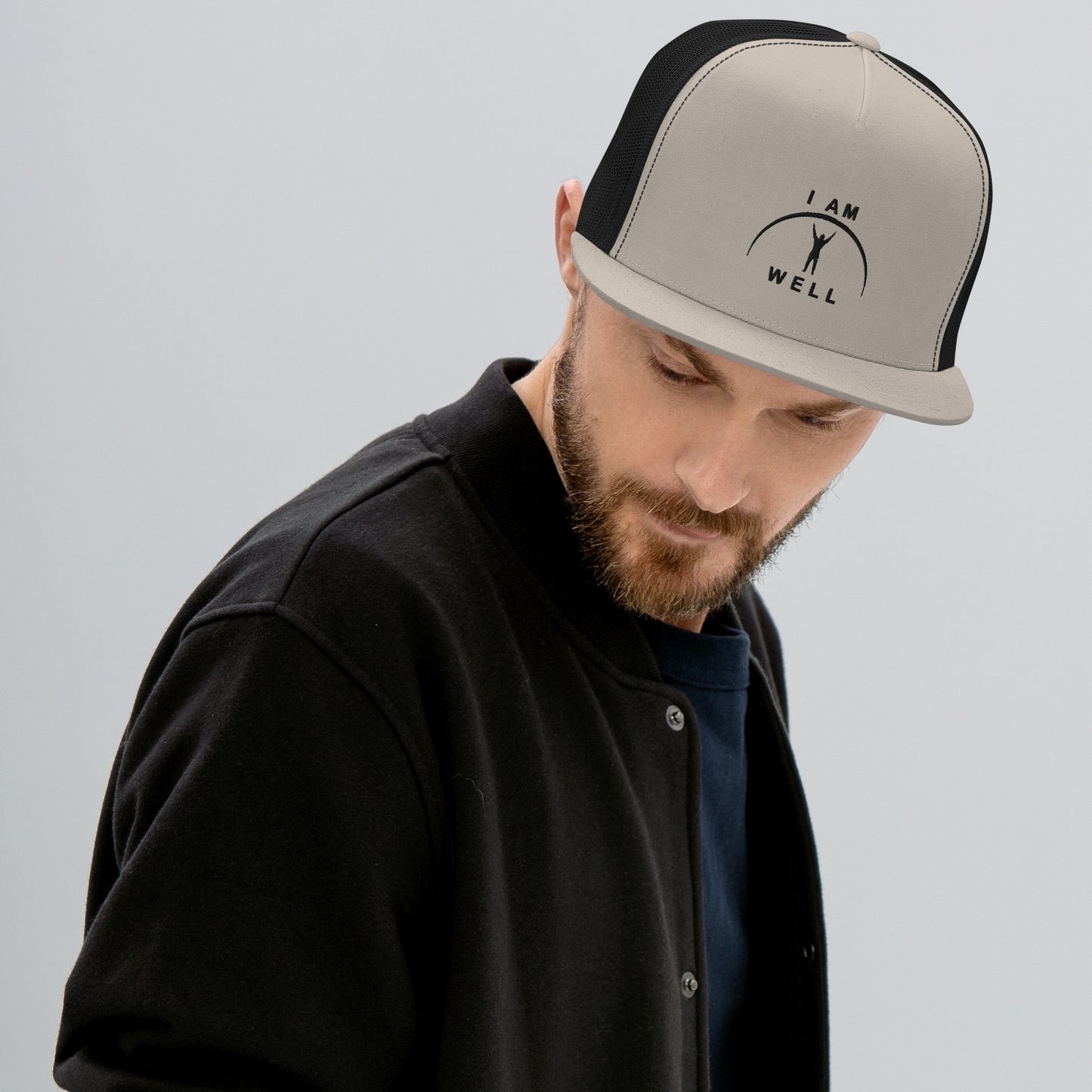 I AM WELL Trucker Caps - Black Logo - Male (multiple color options)