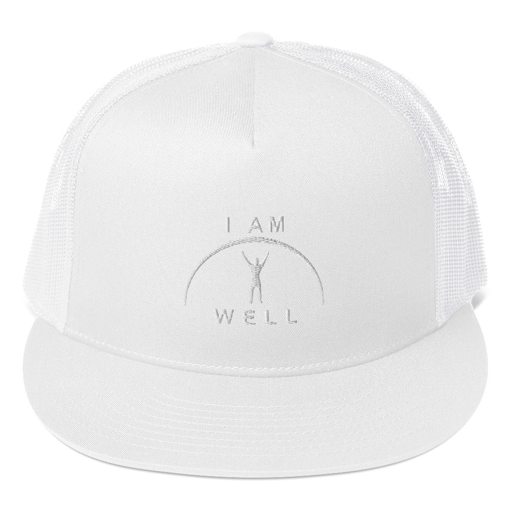 I AM WELL Trucker Caps - White Logo - Male (multiple color options)