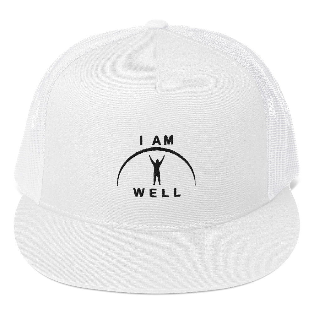 I AM WELL Trucker Caps - Black Logo - Male (multiple color options)