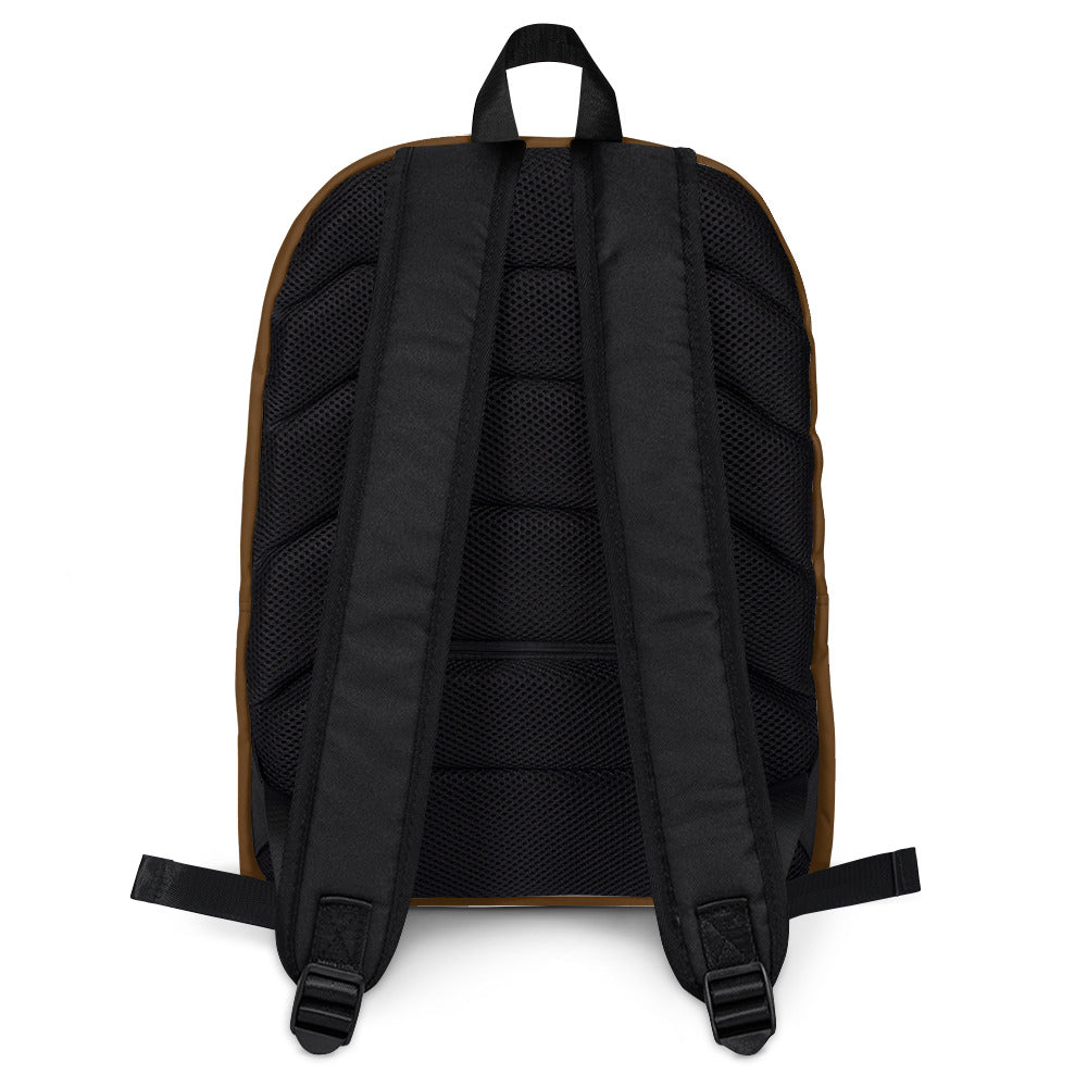 I AM WELL Men's Backpack - Brown w/ Black Logo