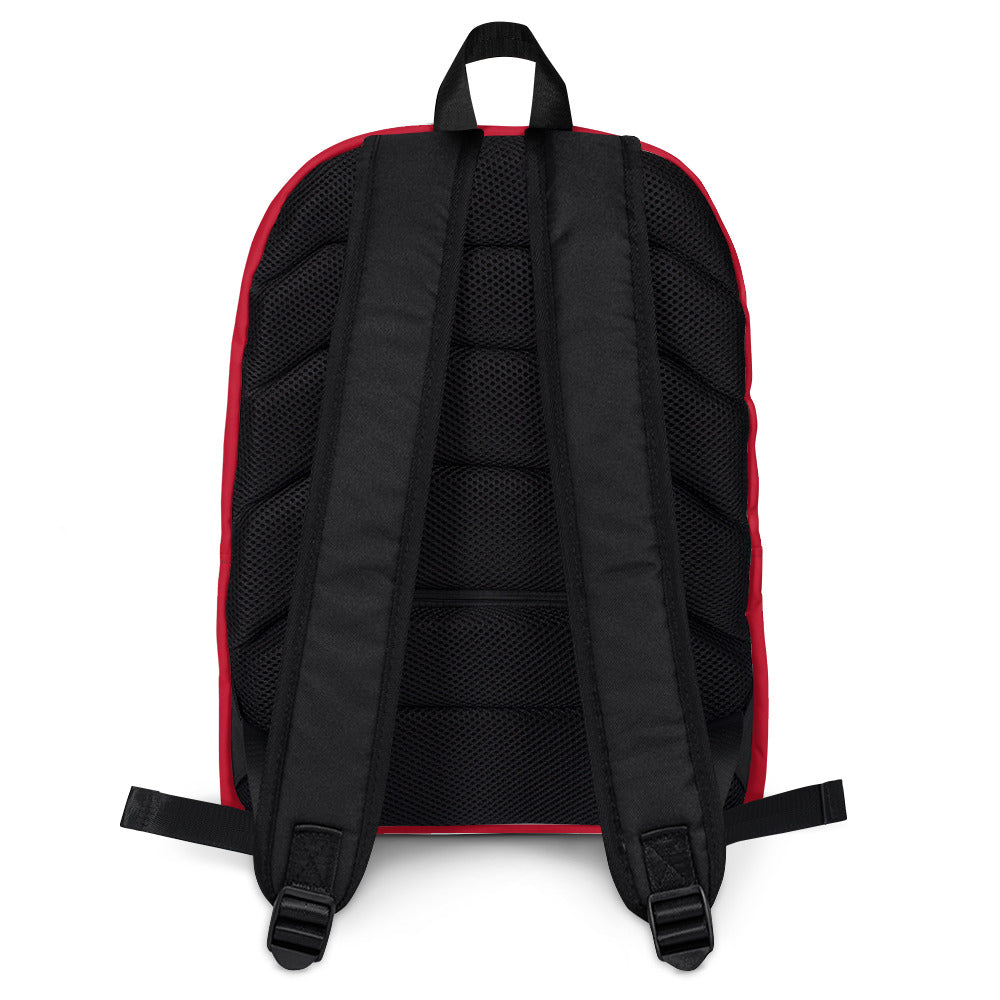 I AM WELL Men's Backpack - Red w/ White Logo