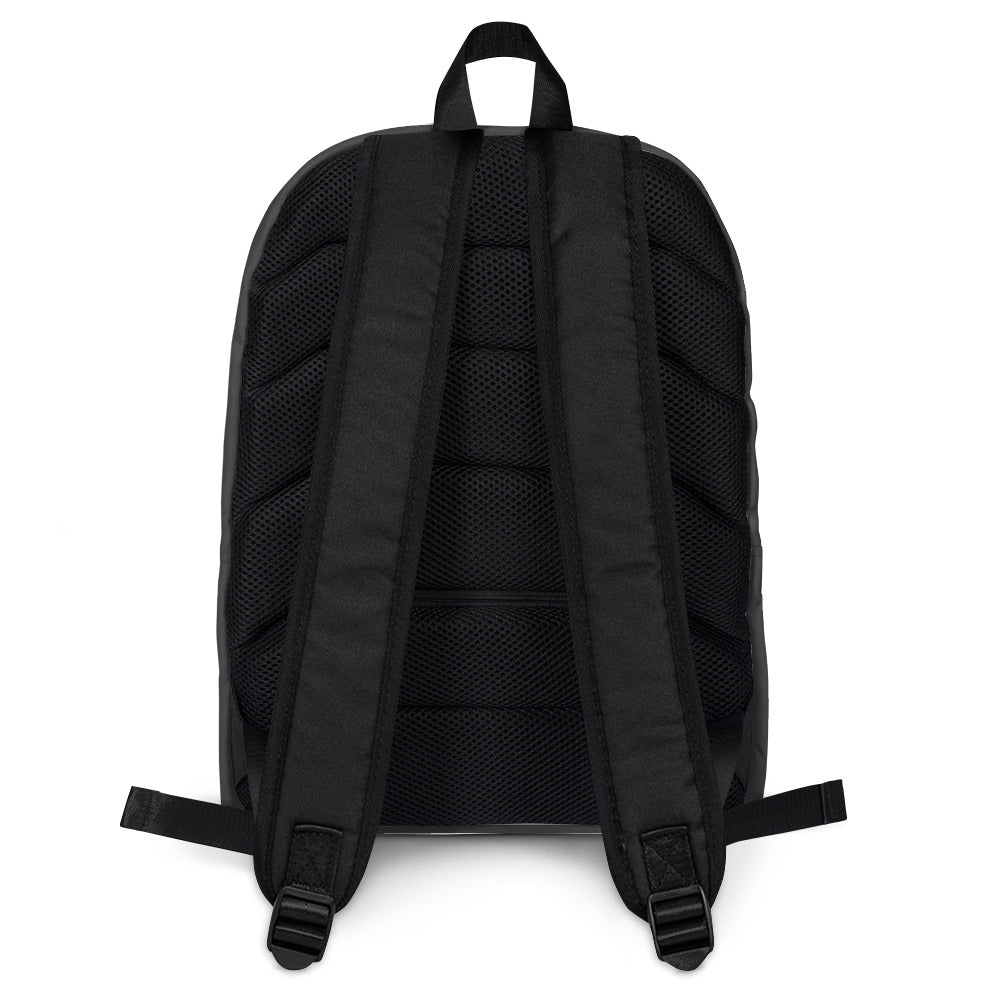 I AM WELL Men's Backpack - Dark Grey w/ Black Logo