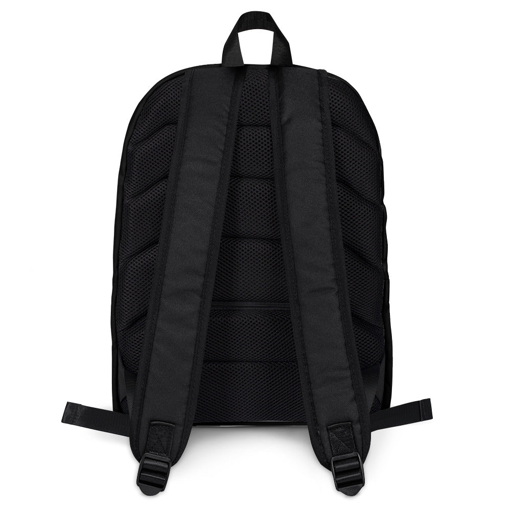 I AM WELL Men's Backpack - Black w/ Grey Logo