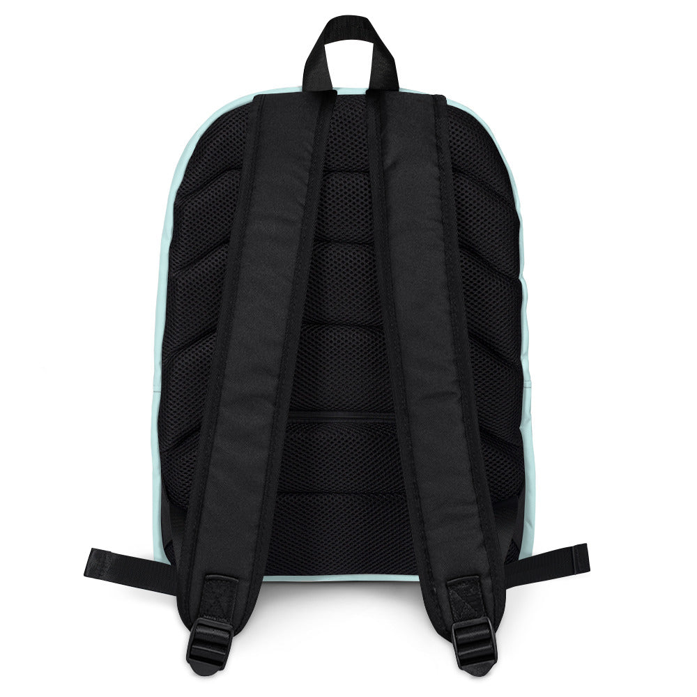 I AM WELL Women's Backpack - Light Blue w/ Black Logo