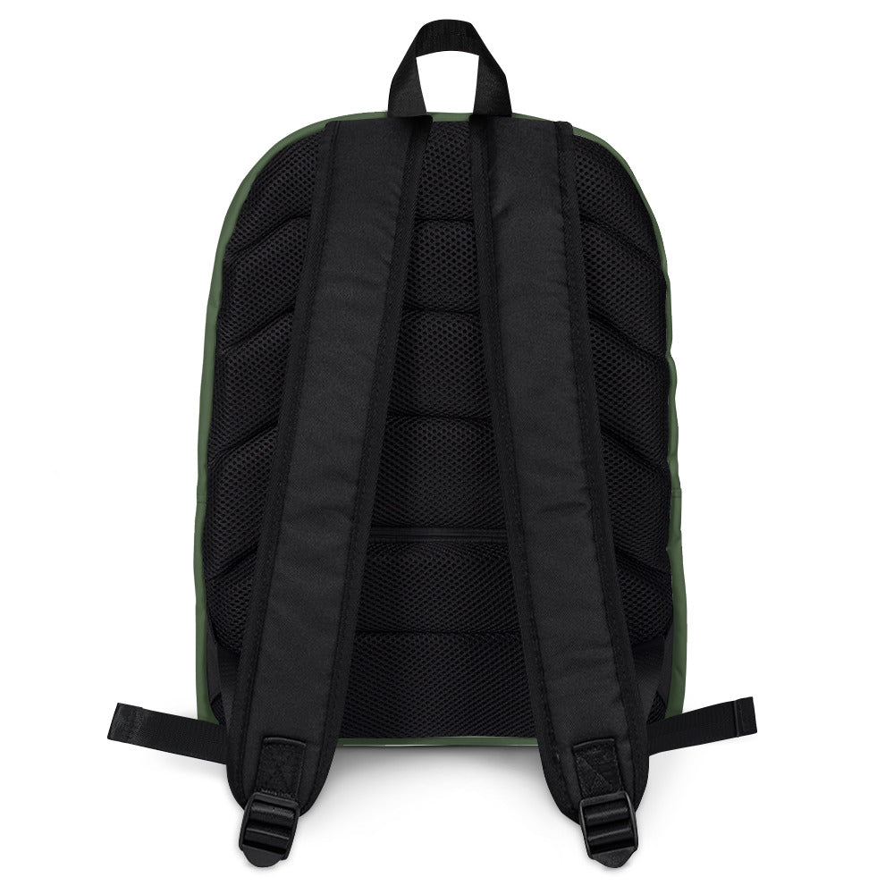 I AM WELL Backpack - Forest Green w/ Black Logo - Young Man