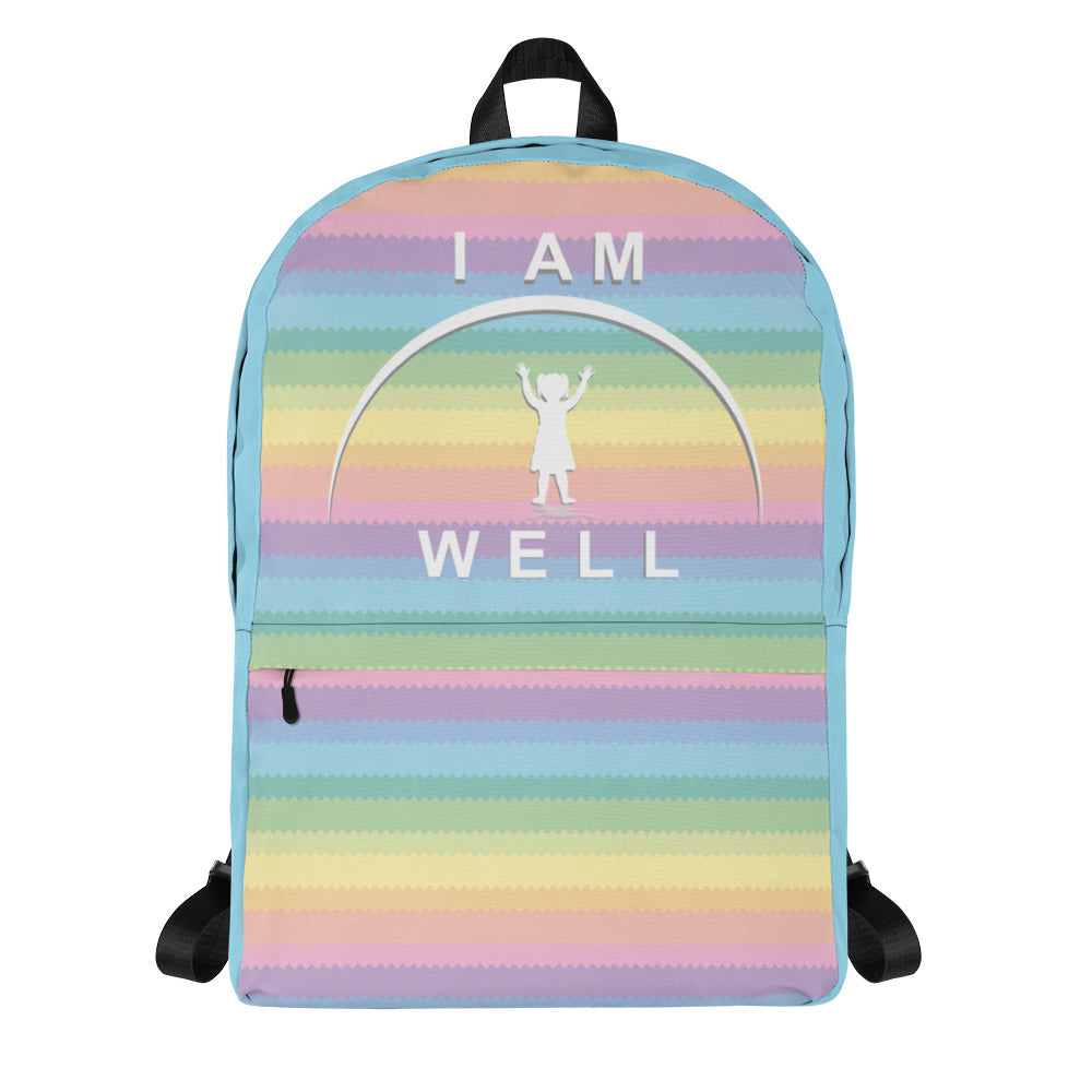 I AM WELL Backpack - God's Promise w/ White Shadow Logo - Girl