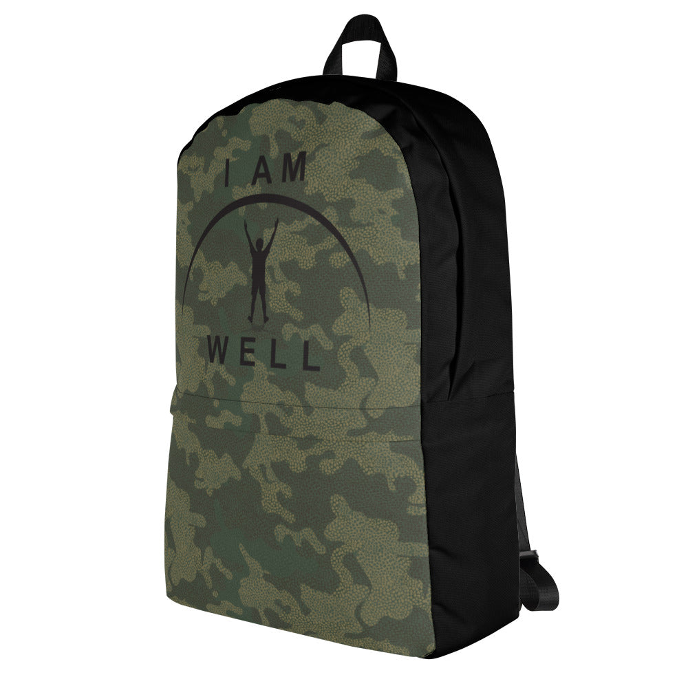 I AM WELL Backpack - Camo w/ Black Logo - Young Man