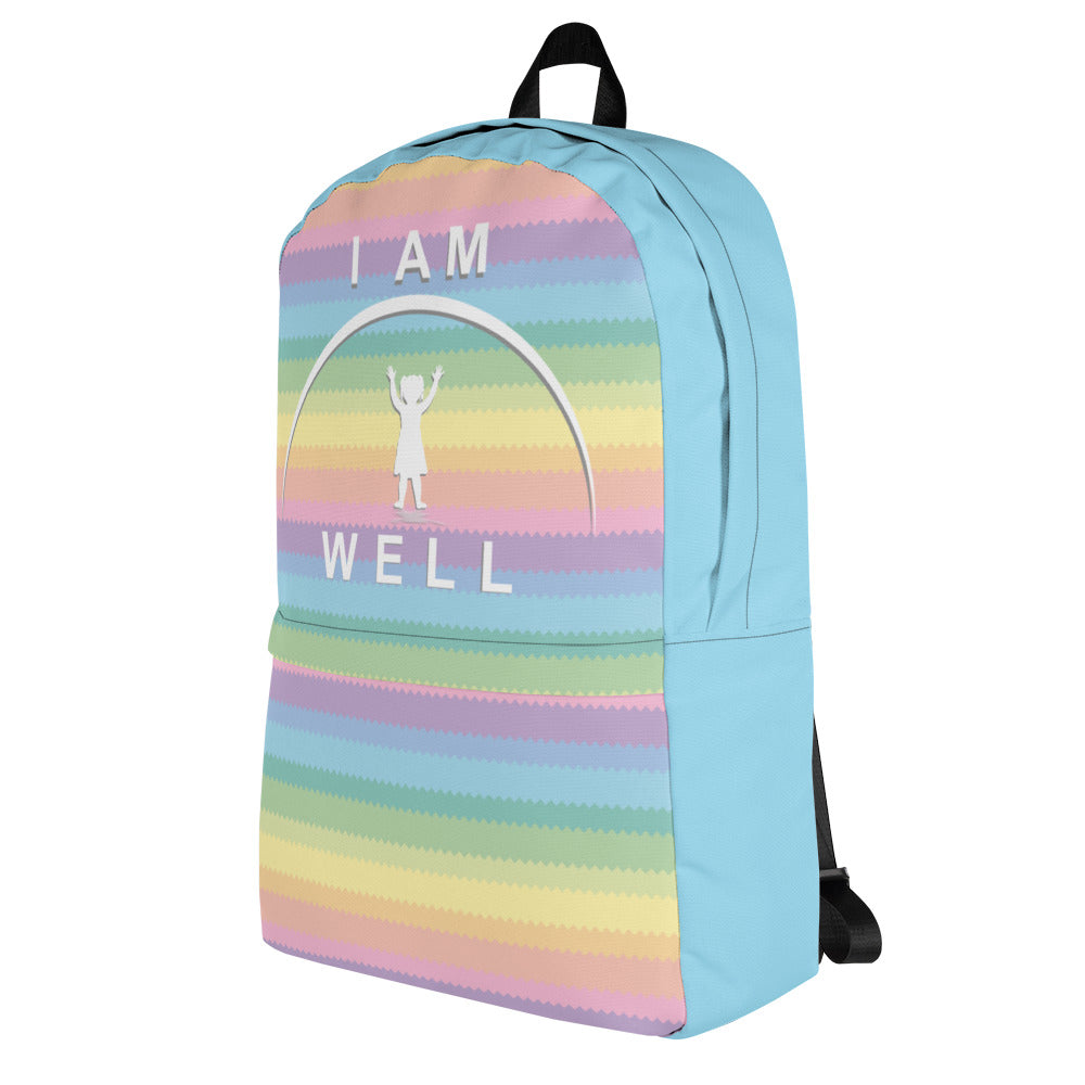 I AM WELL Backpack - God's Promise w/ White Shadow Logo - Girl