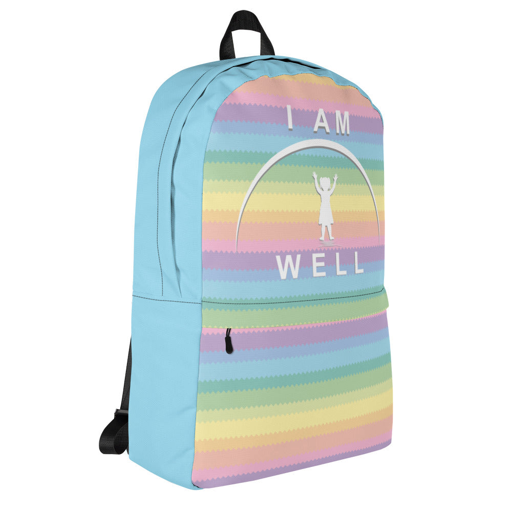 I AM WELL Backpack - God's Promise w/ White Shadow Logo - Girl