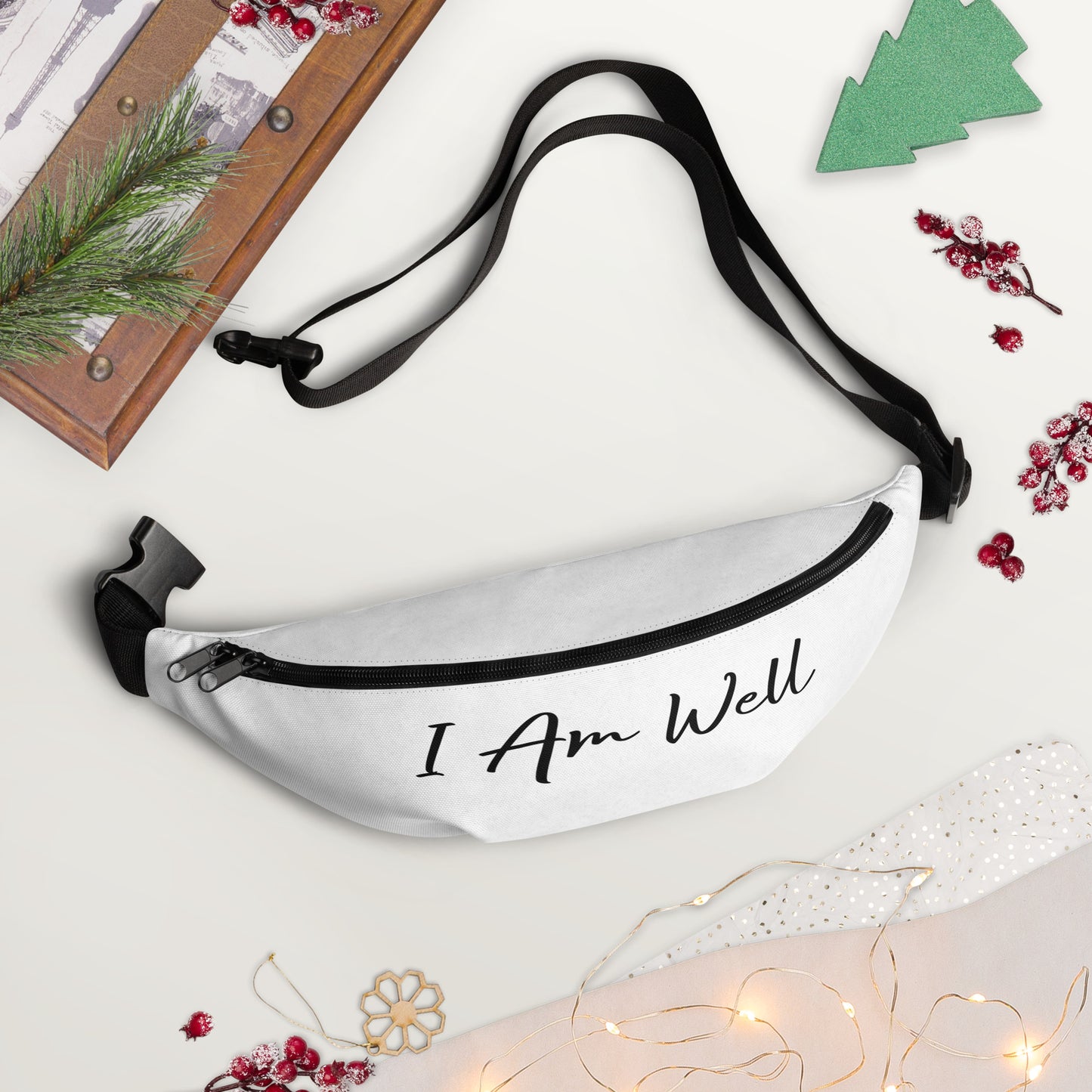 I Am Well Women's Fanny Pack - Black Logo