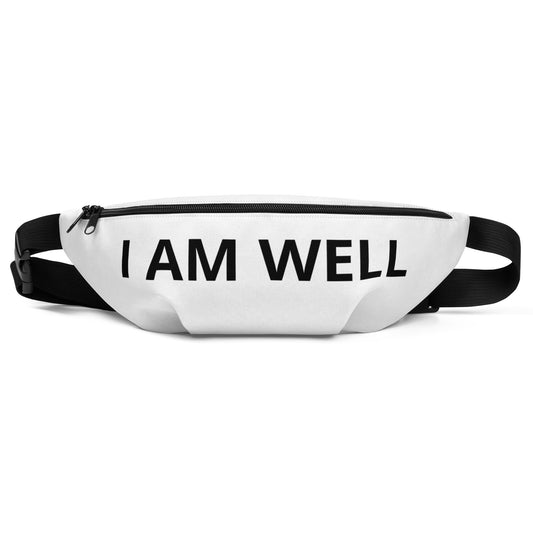 I Am Well Men's Fanny Pack - Black Logo