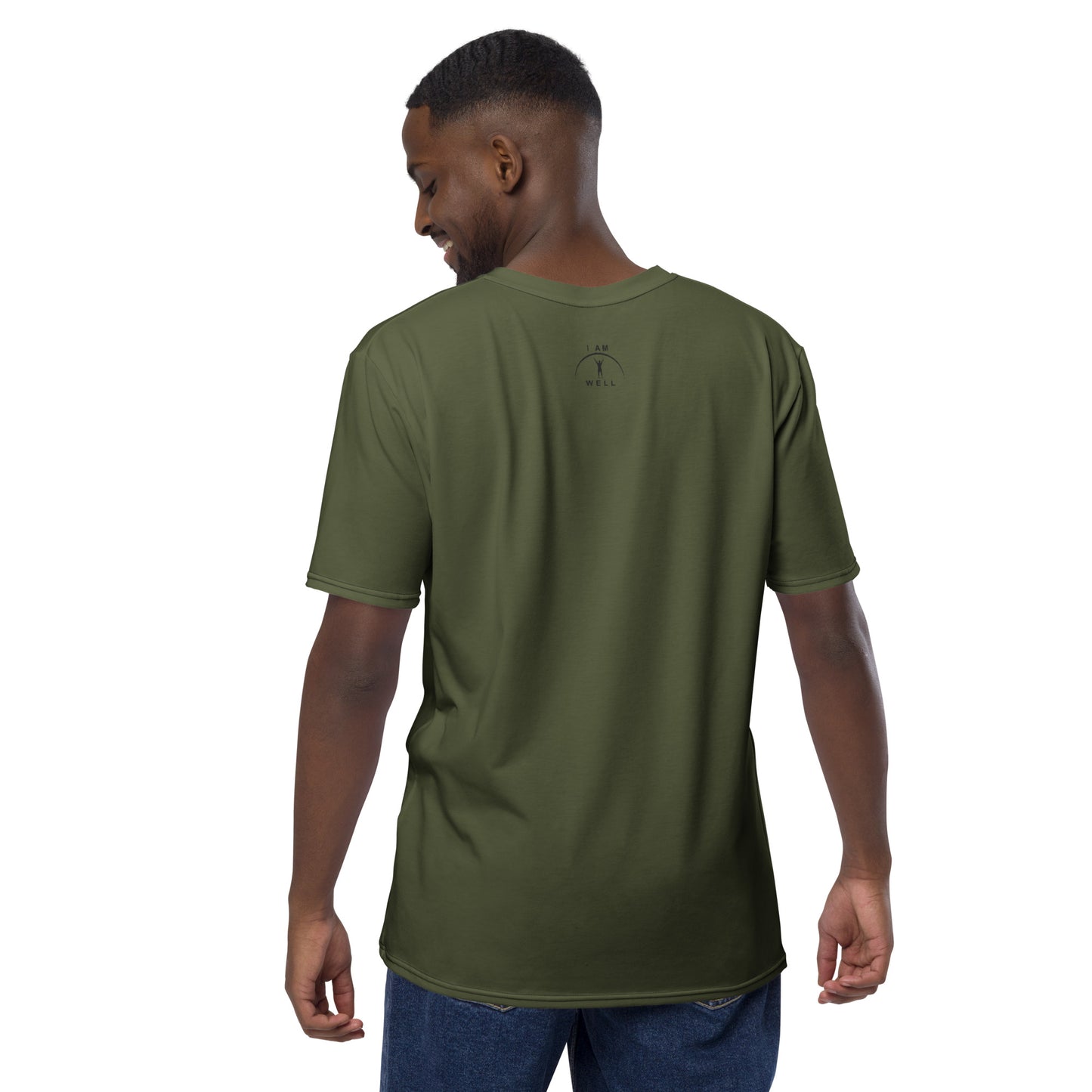 I AM WELL Men's Performance T-Shirt - Forest Green w/ Black Logo