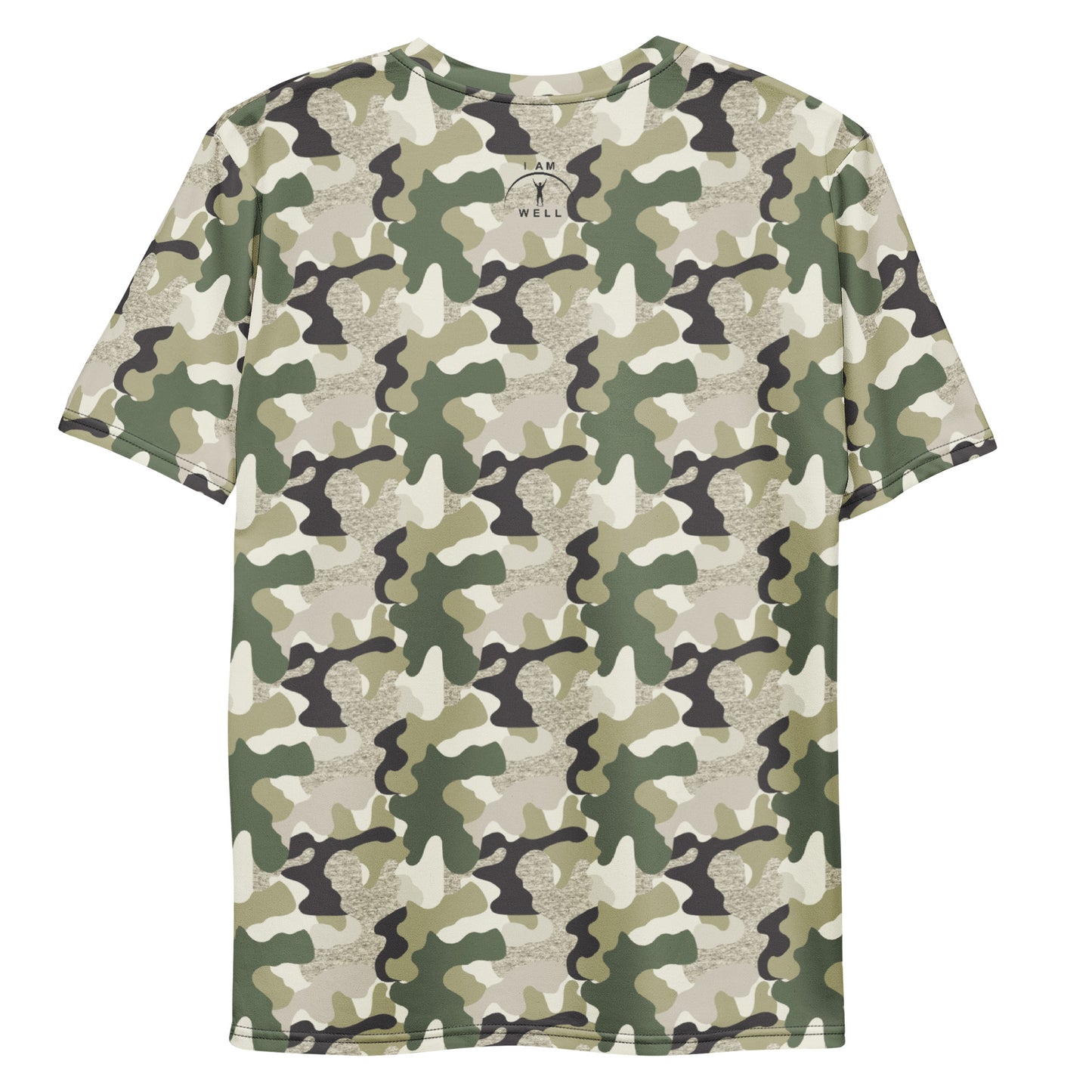 I AM WELL Men's Performance T-Shirt - Camo of all Camos w/ Black Logo