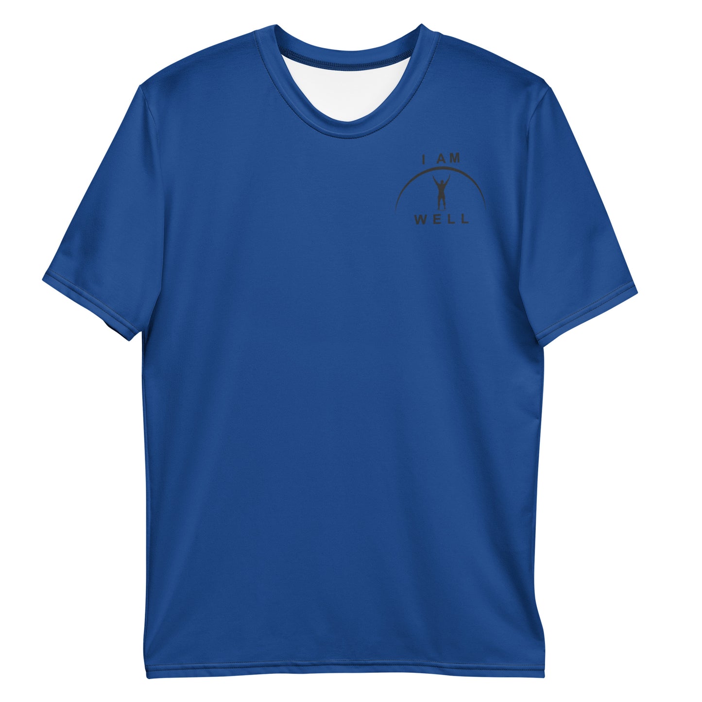 I AM WELL Men's Performance T-Shirt - Sheepdog Blue w/ Black Logo