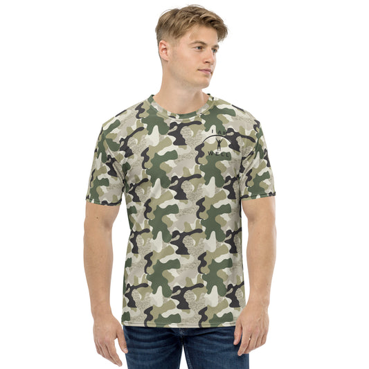 I AM WELL Men's Performance T-Shirt - Camo of all Camos w/ Black Logo