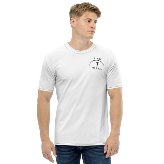 I AM WELL Men's Performance T-Shirt - White w/ Black Logo