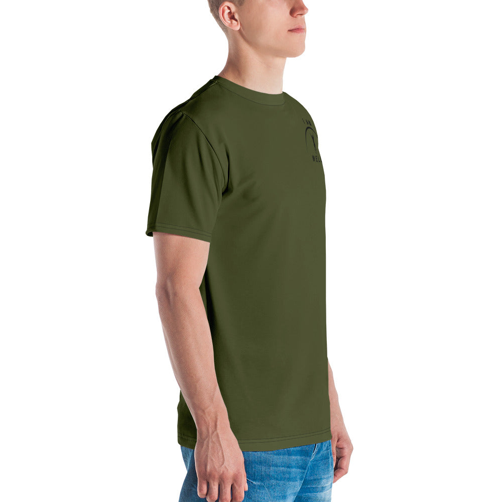 I AM WELL Men's Performance T-Shirt - Forest Green w/ Black Logo