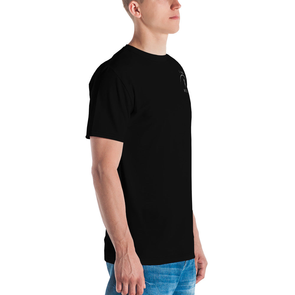 I AM WELL Men's Performance T-Shirt - Black w/ Grey Logo