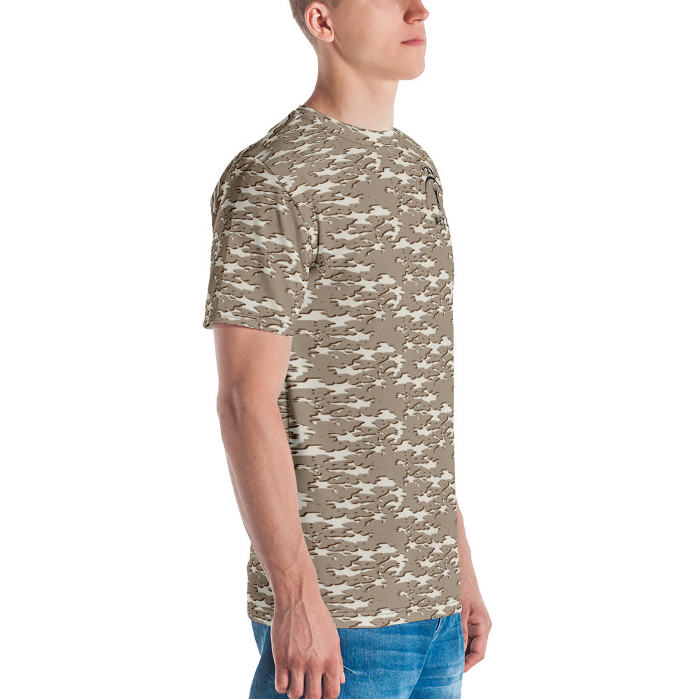 I AM WELL Men's Performance T-Shirt - Desert Camo w/ Black Logo