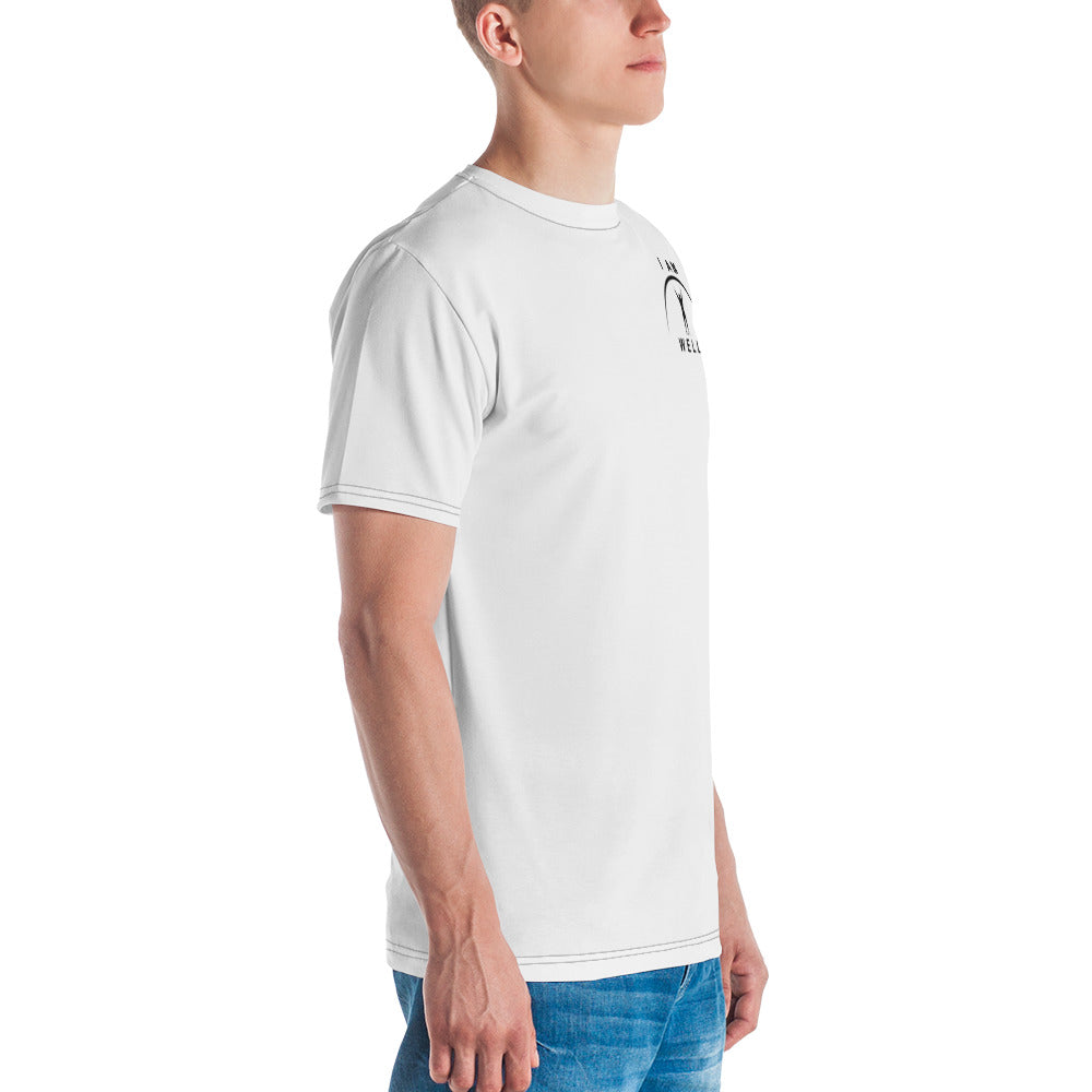 I AM WELL Men's Performance T-Shirt - White w/ Black Logo