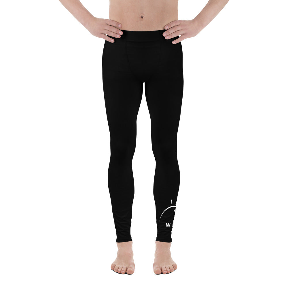 I AM WELL Men's Compression Lower - Black w/ White Logo