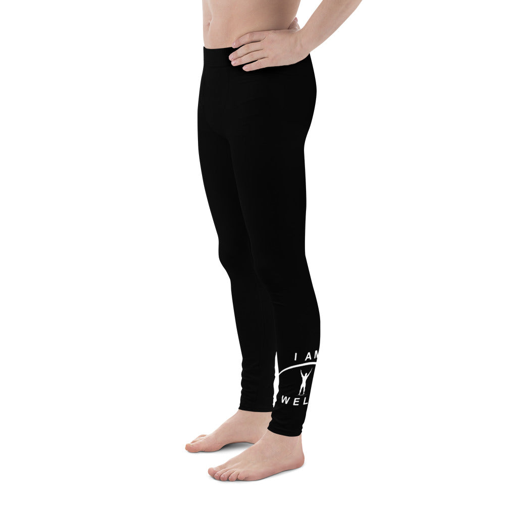 I AM WELL Men's Compression Lower - Black w/ White Logo