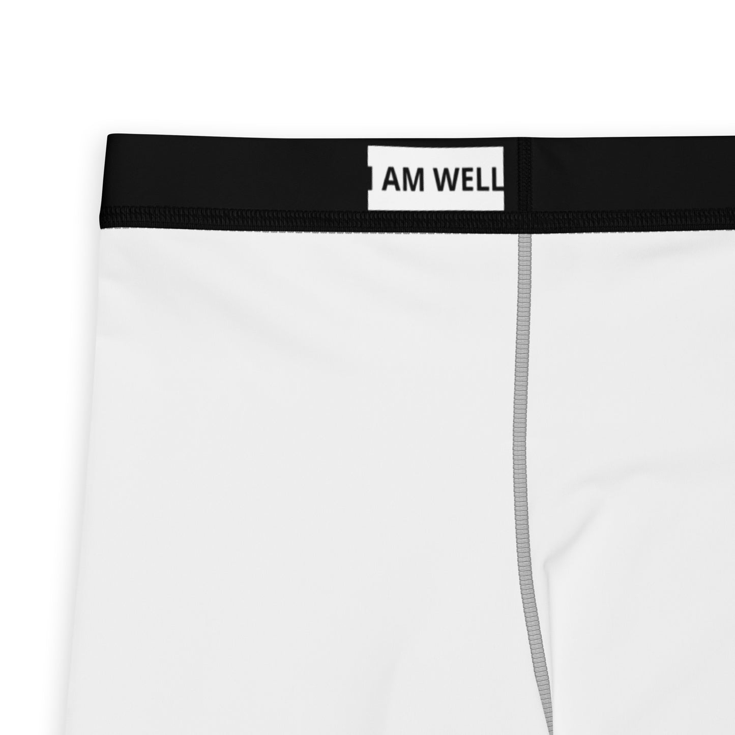 I AM WELL Men's Compression Lower - Black w/ White Logo